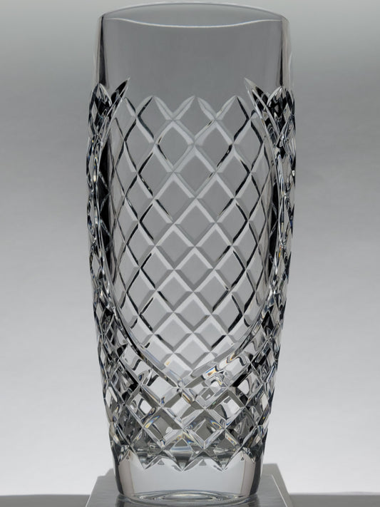 Crystal Vase with Engraving Panel